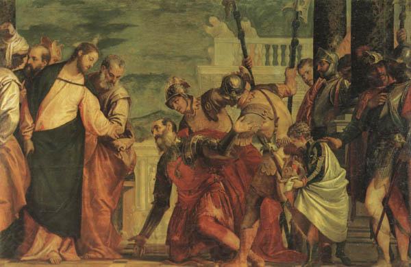 VERONESE (Paolo Caliari) Jesus and the Centurion Spain oil painting art